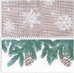 SERWETKI airlaid 40x40 cm, FOREST VERDE, 50 szt.   