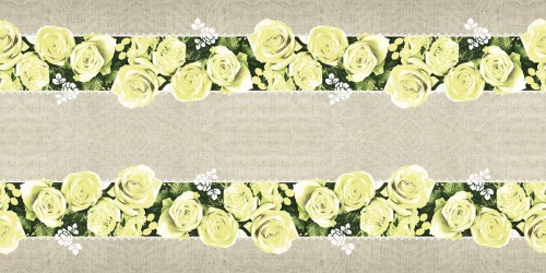 BIEŻNIK airlaid w roli 24 m x 40 cm, LOVELY ROSES yellow