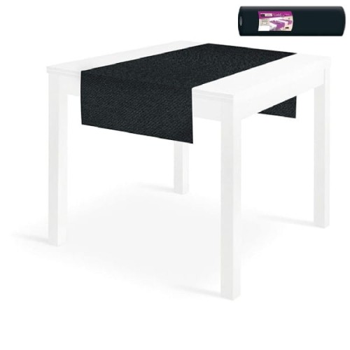BIEŻNIK airlaid w roli 24 m x 40 cm, CZARNY
