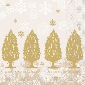SERWETKI tissue 40x40 cm, MOIRA beige, 50 szt.    