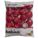 ŚWIECE pływające 20 szt. w worku, bordowy