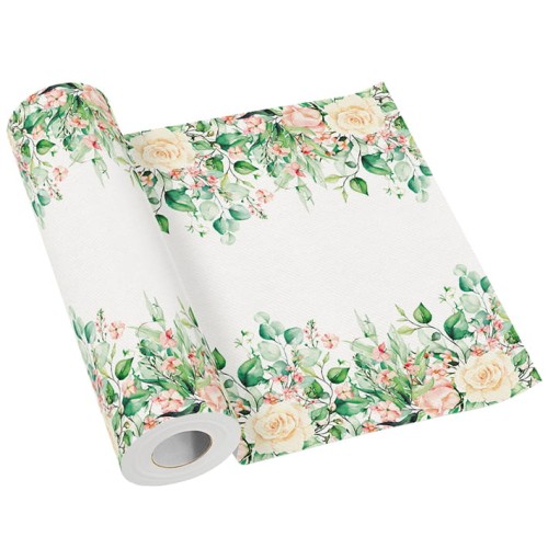BIEŻNIK airlaid w roli 24 m x 40 cm, FLORAL MOMENTS