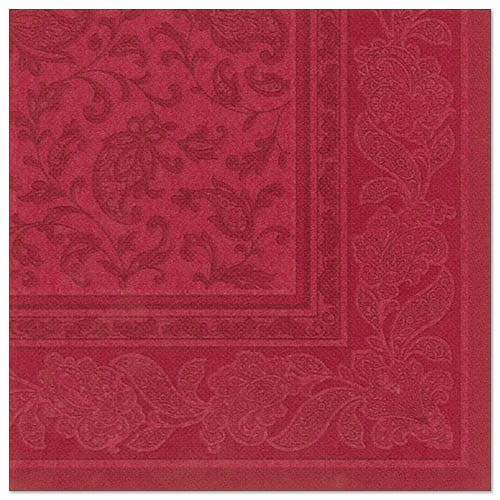 SERWETKI Tissue ROYAL 40 x 40 cm, ORNAMENTS bordowy, 50 szt.