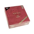 SERWETKI Tissue ROYAL 40 x 40 cm, ORNAMENTS bordowy, 50 szt.
