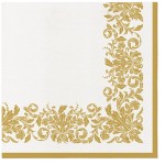 SERWETKI airlaid 40x40 cm, GOLDEN ORNAMENT, 50 szt.     