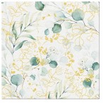 SERWETKI airlaid 40x40 cm, GOLDEN EUCALYPTUS, 50 szt.        
