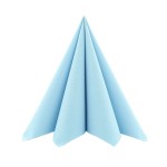 SERWETKI Basic Airlaid 40x40 cm LIGHT BLUE, 50 szt.  