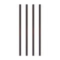 RURKI plastikowe Ø 7 mm, 24 cm, czarny, 500 szt.
