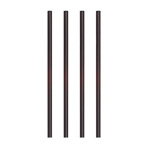RURKI plastikowe Ø 7 mm, 24 cm, czarny, 500 szt.