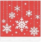 SERWETKI Airwave 40x40 cm, GLACE Rosso, 50 szt.