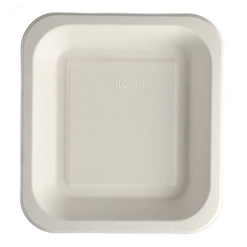 TACKI do zgrzewu z trzciny cukrowej, 1400 ml, 4,2 x 24,5 x 26,5 cm, biały, 50 szt.