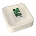 TACKI do zgrzewu z trzciny cukrowej, 1400 ml, 4,2 x 24,5 x 26,5 cm, biały, 50 szt.