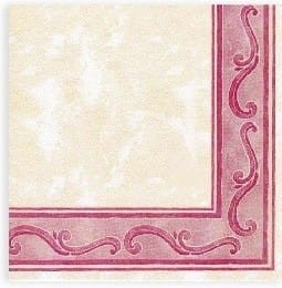 SERWETKI airlaid 40x40cm RICCIO Boredeaux, 50 szt.
