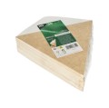 TOREBKI papierowe "pure" na frytki z miejscem na dip, 23,5 x 19 cm, brązowy/biały, pojemność 150g, 50 szt.