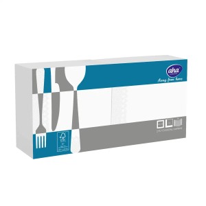 SERWETKI Tissue 33x33 cm, 1-warstwowe, biały, 500 szt. 