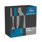 SERWETKI Tissue 40x40 cm, 3-warstwowe, czarny,  100 szt.  