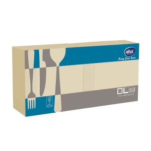 SERWETKI Tissue 24x24 cm, 2-warstwowe, szampański, 200 szt. 