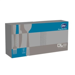 SERWETKI Tissue 24x24 cm, 2-warstwowe, szary,  200 szt. 