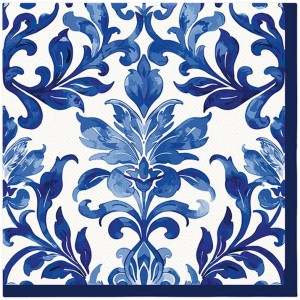SERWETKI airlaid 40x40 cm, INDIGO Weave, 50 szt.