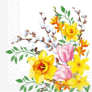 SERWETKI Tissue 33x33 cm, 3-warstwowe, ANTJE, 100 szt.