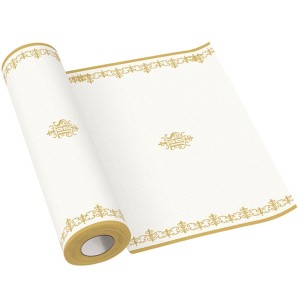 BIEŻNIK airlaid w roli 24 m x 40 cm, IHS Monogram