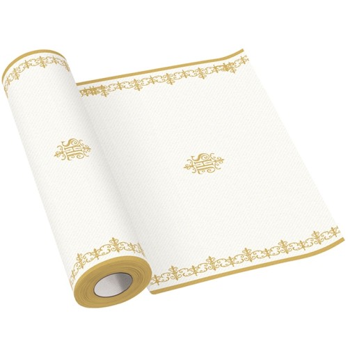 BIEŻNIK airlaid w roli 24 m x 40 cm, IHS Monogram