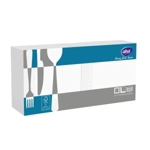 SERWETKI Tissue 24x24 cm, 2-warstwowe, biały, 200 szt. 