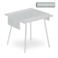 BIEŻNIK airlaid w roli 24 m x 40 cm, JASNOSZARY