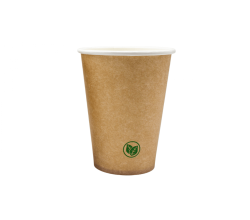 KUBEK papierowy KRAFT, 0% plastic, 100ml, Ø 6,2 cm, 50 szt.