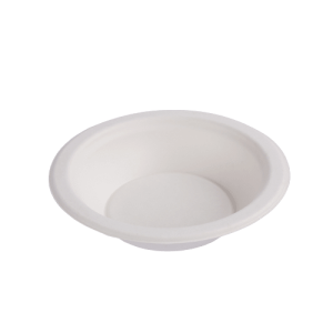 MISKI z pulpy trzciny cukrowej, 400ml, Ø 17,5 cm, 3,7 cm, biały, 50 szt.