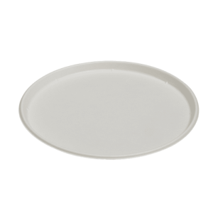 TALERZE z pulpy trzciny cukrowej okrągły, Pizza Ø 32 cm, 1,7 cm, biały, 50 cm
