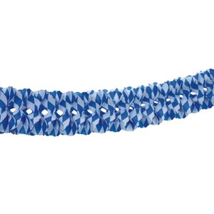 GIRLANDA maxi Ø 16 cm, 10 m, "Bawarski błękit"