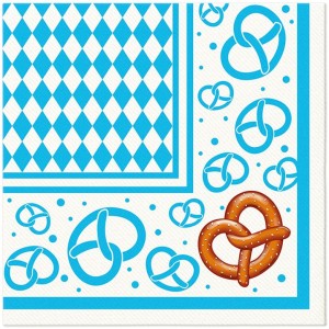 SERWETKI airlaid 40x40 cm, BAVARIAN Pretzel, 50 szt.
