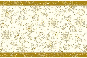 BIEŻNIK airlaid w roli 24 m x 40 cm MILAN champagne-gold